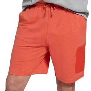 Men's Orange Athletic Shorts